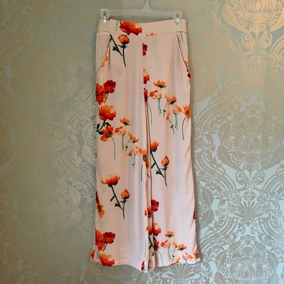 Wilfred 'Faun' Floral Wide Legged Pants Size Small - Picture 2 of 14